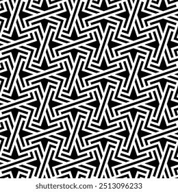 Graphic Art of Repeating patterns design. Geometric Seamless pattern of printable vector.