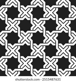 Graphic Art of Repeating patterns design. Geometric Seamless pattern of printable vector.