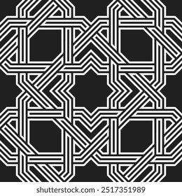 Graphic Art of Repeating patterns design. Geometric Seamless pattern of printable vector.