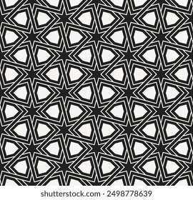 Arte gráfico de patrón artístico sin fisuras. Formas geométricas Repitiendo patrones de Vector imprimible.