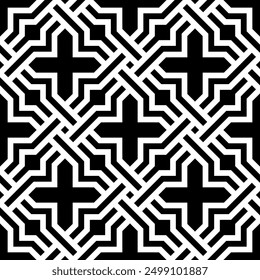 Graphic Art of Seamless Artistic pattern. Geometric shapes Repeating patterns of printable vector.