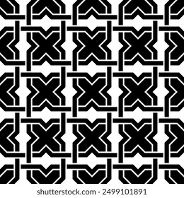 Graphic Art of Seamless Artistic pattern. Geometric shapes Repeating patterns of printable vector.