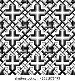 Arte gráfica de design de padrão sem emenda. Padrões de repetição geométrica do vetor imprimível.