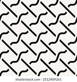 Arte gráfico de diseño de patrones sin fisuras. Patrones de repetición geométrica de Vector imprimible.