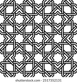 Graphic Art of Seamless pattern design. Geometric Repeating patterns of Printable vector.