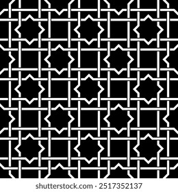 Arte gráfico de diseño de patrones sin fisuras. Patrones de repetición geométrica de Vector imprimible.