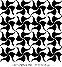 Graphic Art of Seamless pattern designs. Geometric Repeating patterns of Printable vector. Interlocking knots cover background layout design.