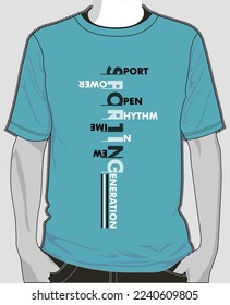 graphic artwork design for boys and man t-shirt 