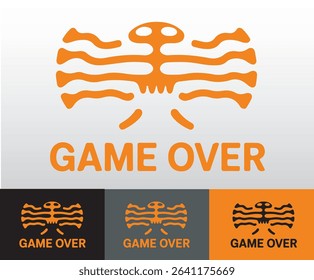 Graphic artwork featuring a skeleton motif perfect for business logos.