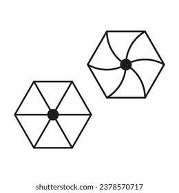 Graphic Assets Set. Trendy geometric postmodern figures. Vector illustration. EPS 10.
