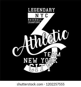 graphic Athletic for shirt and print
