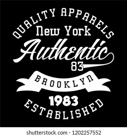 graphic authentic for shirt and print