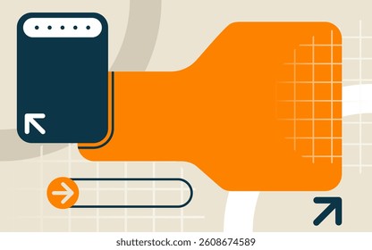 Graphic award premium paper template design for discount voucher layout label