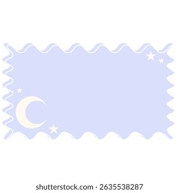 Gráfico Baby Speech Bubble Soft Colorido ícone de pano de fundo. Silhueta de símbolo de sonho infantil pastel. Caixa De Texto De Conversa De Caixa De Diálogo Simples Desenhada Forma De Modelo Em Branco Vazia.