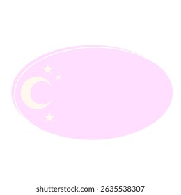 Gráfico Baby Speech Bubble Soft Colorido ícone de pano de fundo. Silhueta de símbolo de sonho infantil pastel. Caixa De Texto De Conversa De Caixa De Diálogo Simples Desenhada Forma De Modelo Em Branco Vazia.