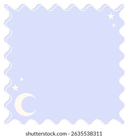 Gráfico Baby Speech Bubble Soft Colorido ícone de pano de fundo. Silhueta de símbolo de sonho infantil pastel. Caixa De Texto De Conversa De Caixa De Diálogo Simples Desenhada Forma De Modelo Em Branco Vazia.