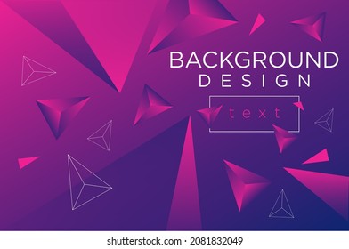 Graphic background color gradient design template purple
