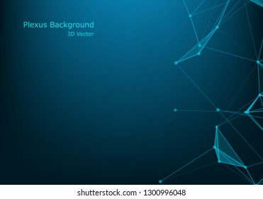 graphic background dots with connections for your design. Vector illustration