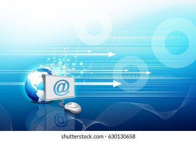 graphic background. Fast-growing information