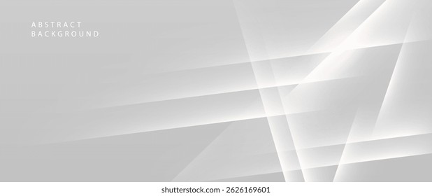 Un fondo gráfico en tonos grises y blancos, diseñado con líneas y paneles geométricos que convergen en diferentes ángulos, creando un aspecto lineal simple y moderno.