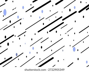 Ilustración de fondo gráfico con patrones diagonales energéticos, patrón abstracto sin fisuras con líneas diagonales y puntos dispersos sobre un fondo naranja en un estilo geométrico moderno 