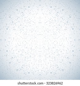 Graphic background molecule and communication. Connected lines with dots. Vector illustration.