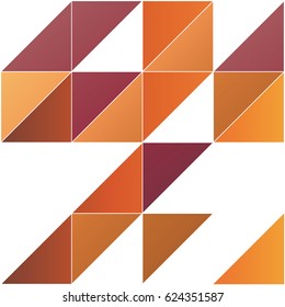 Graphic Background Square Orange