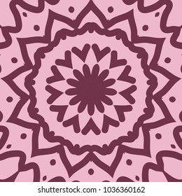 graphic background, square pattern with floral geometric ornament. illustration. for Bandanna fabric print, neck scarf or rug. vector illustration