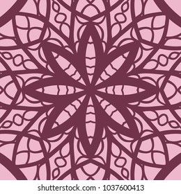 graphic background, square pattern with floral geometric ornament. illustration. for Bandanna fabric print, neck scarf or rug. vector illustration