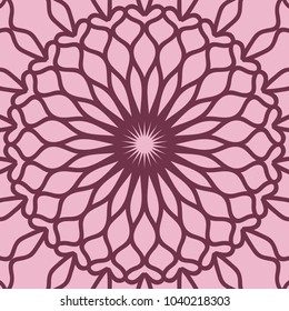graphic background, square pattern with floral geometric ornament. illustration. for Bandanna fabric print, neck scarf or rug. vector illustration