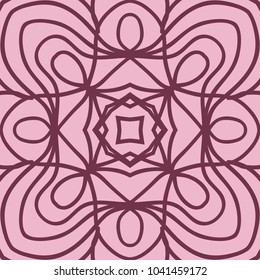 graphic background, square pattern with floral geometric ornament. illustration. for Bandanna fabric print, neck scarf or rug. vector illustration