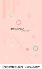 Graphic background with various pattern sources.