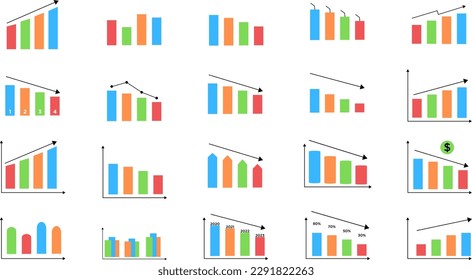 Graphic Bar Design. Easy To Edit. EPS 10

