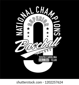 graphic Baseball for shirt and print