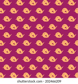Graphic birds pattern