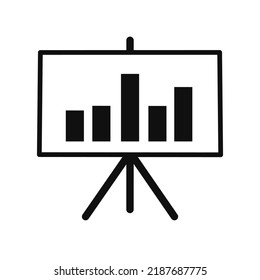 graphic board icon with simple design