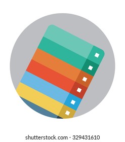 Graphic Book Colored Vector Illustration
