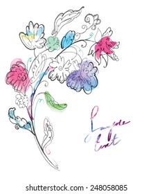 graphic bouquet
