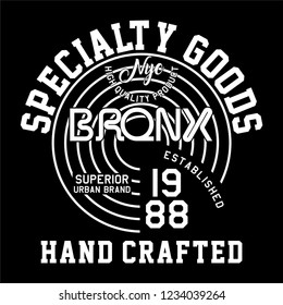 graphic bronx for shirt and print