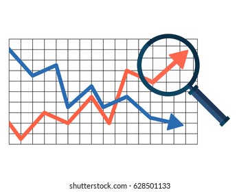 Graphic business arrow