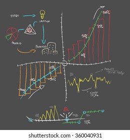 Graphic business background