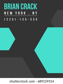 graphic business template name card style collection