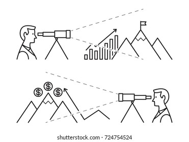 graphic business, vector