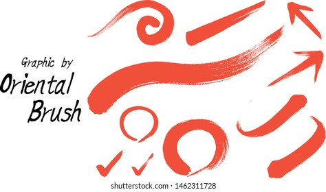 Graphic by Red Oriental brush