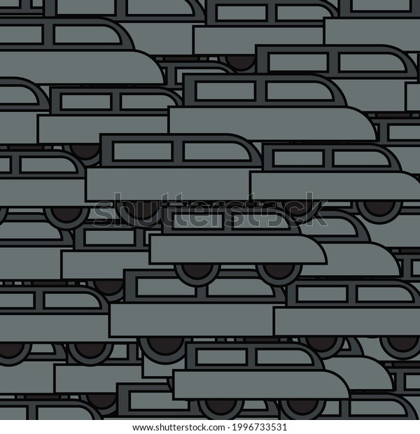 Graphic car
pattern for your design and
background