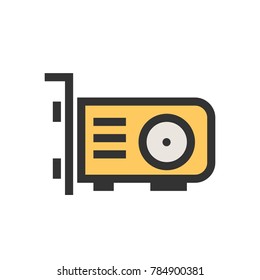 Graphic card icon
