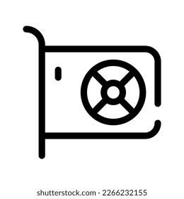 Graphic Card Icon Vector Symbol Design Illustration
