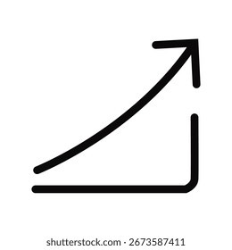 Grafik- und Diagrammsymbol. Statistiksymbole. Symbole für Wachstumskarten. Vektorsymbole.