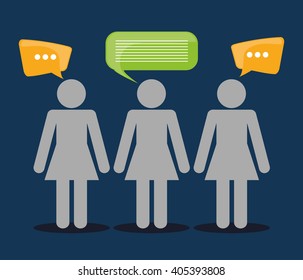 Graphic of chat design, vector illustration