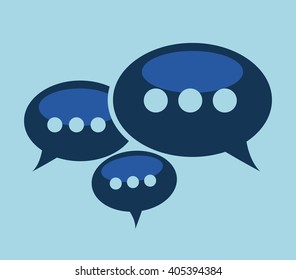 Graphic of chat design, vector illustration